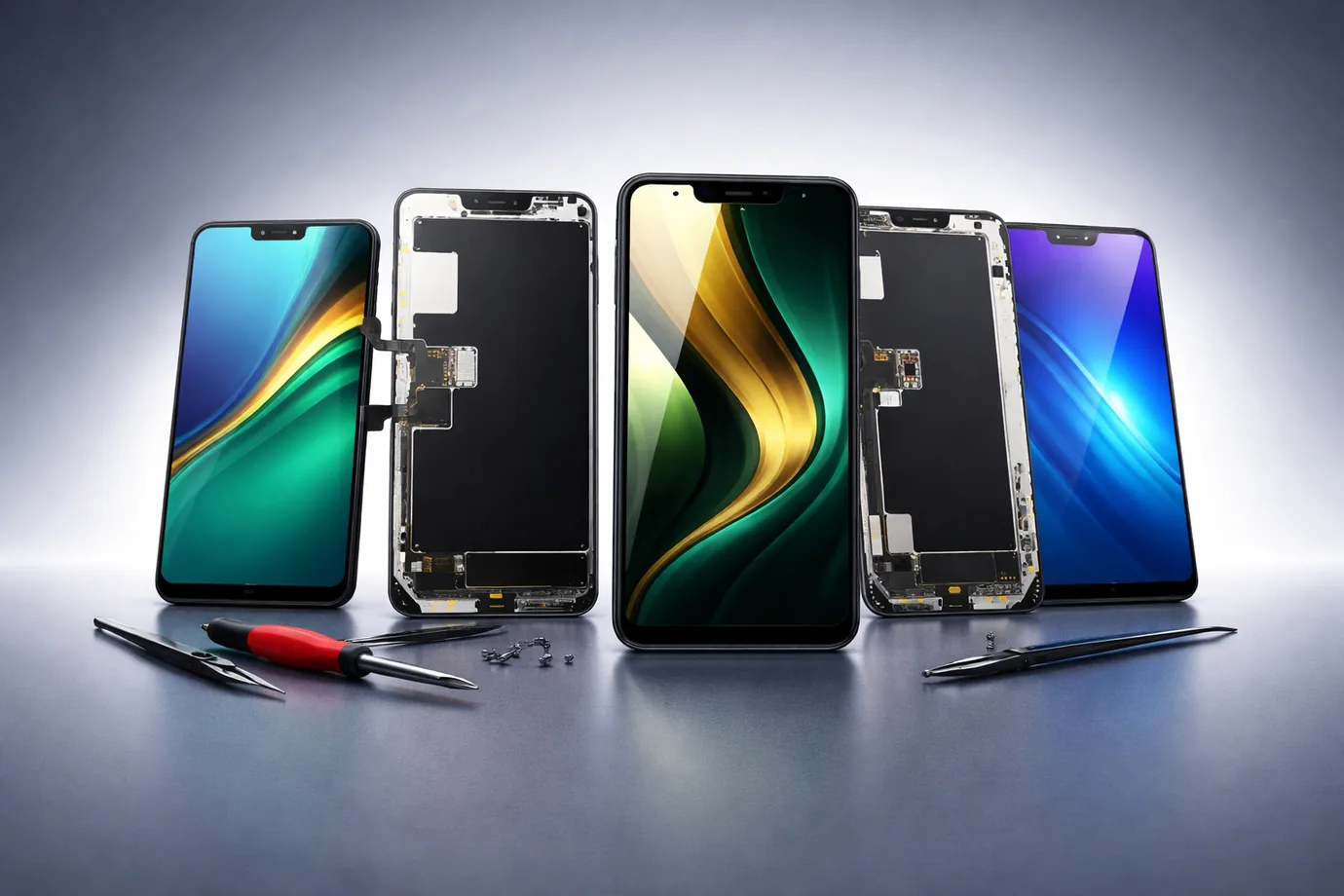 Дисплеи iPhone и Android