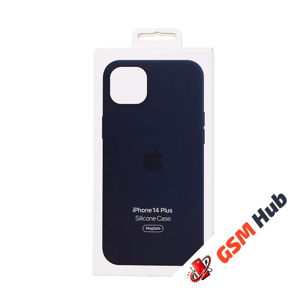 Чехол Силиконовый MagSafe iPhone 14 Plus OR (№1) (Черный)
