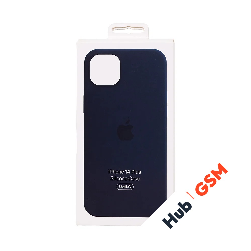 Чехол Силиконовый MagSafe iPhone 14 Plus OR (№1) (Черный)