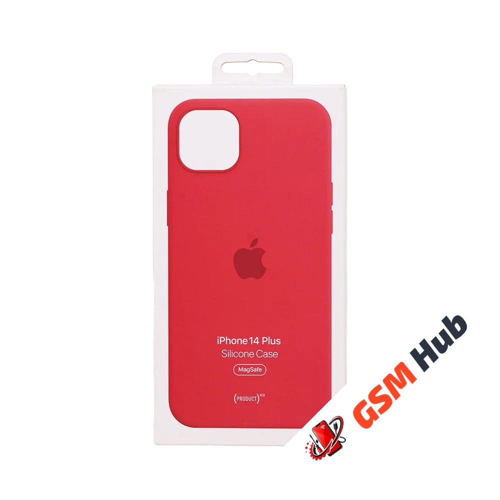 Чехол Силиконовый MagSafe iPhone 14 Plus OR (№4) (Красный)