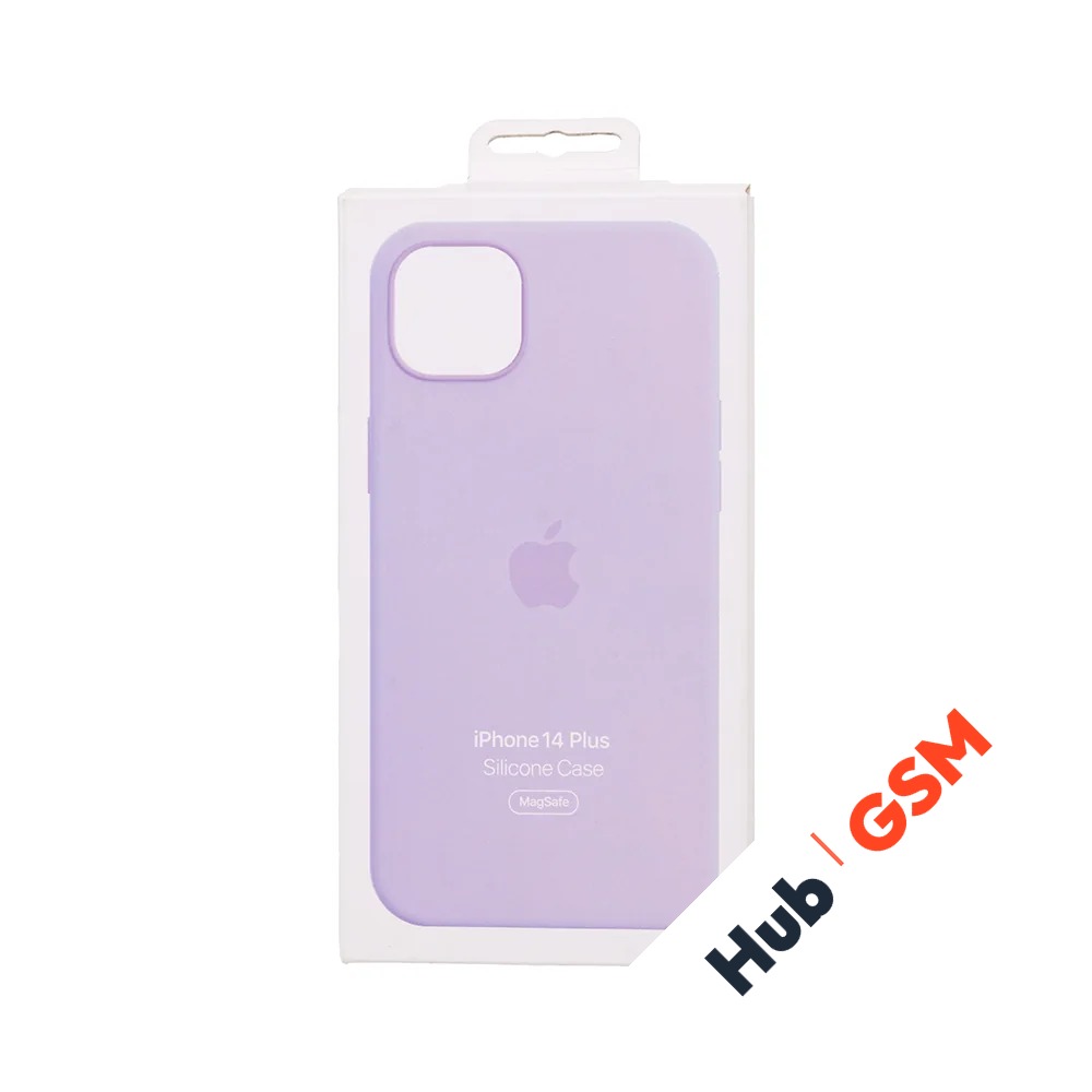 Чехол Силиконовый MagSafe iPhone 14 Plus OR (№5) (Лиловый)