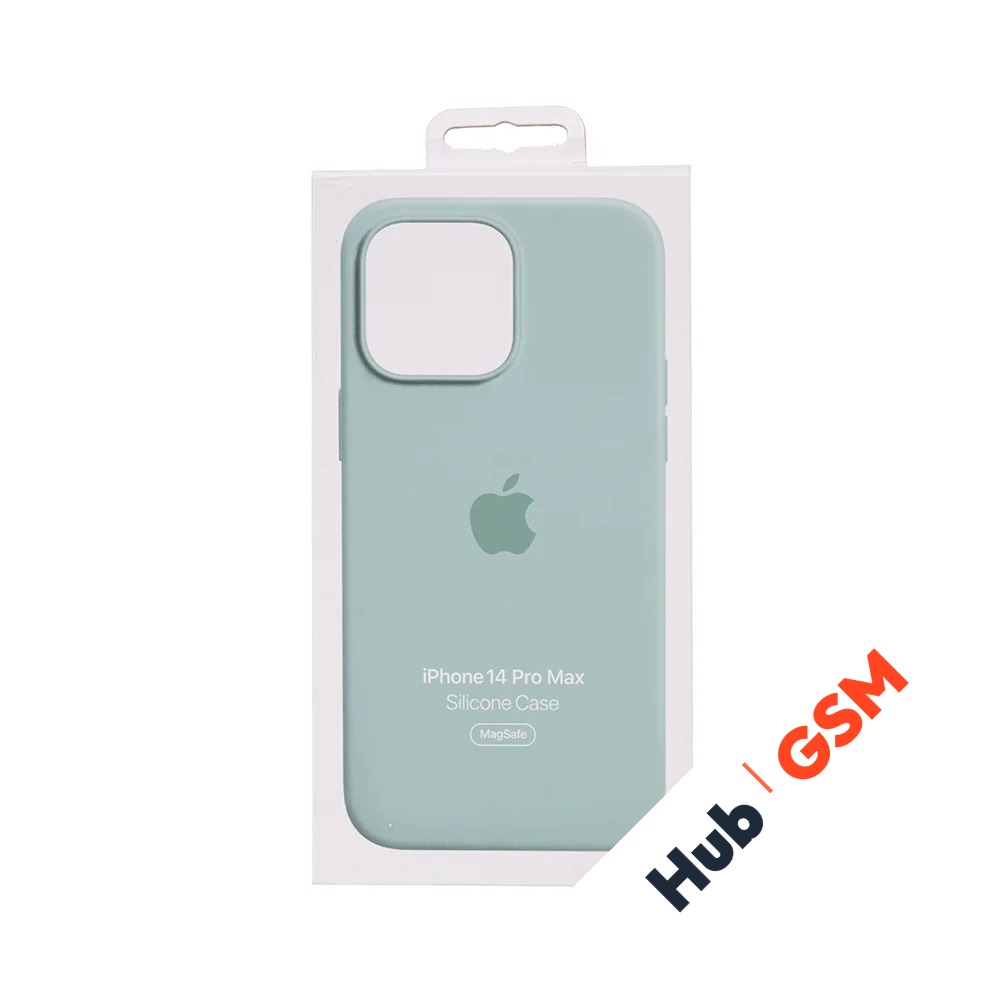 Чехол Силиконовый MagSafe iPhone 14 Pro Max OR (№2) (Бирюзовый)