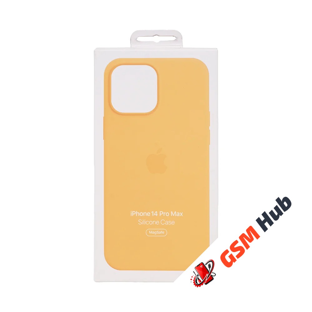 Чехол Силиконовый MagSafe iPhone 14 Pro Max OR (№6) (Желтый)