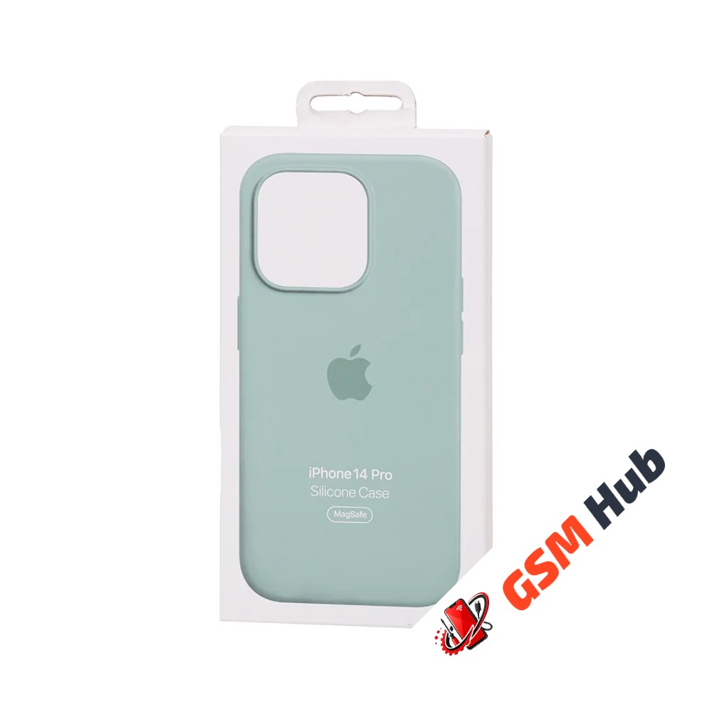 Чехол Силиконовый MagSafe iPhone 14 Pro OR (№2) (Бирюзовый)
