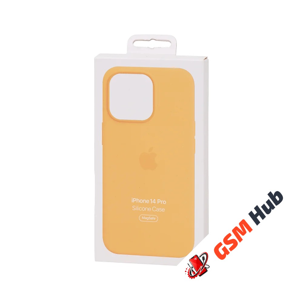 Чехол Силиконовый MagSafe iPhone 14 Pro OR (№6) (Желтый)