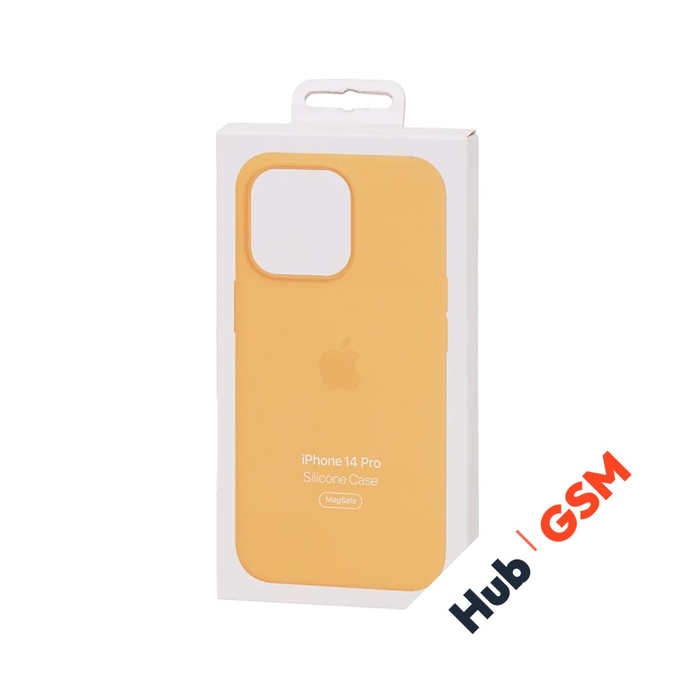 Чехол Силиконовый MagSafe iPhone 14 Pro OR (№6) (Желтый)