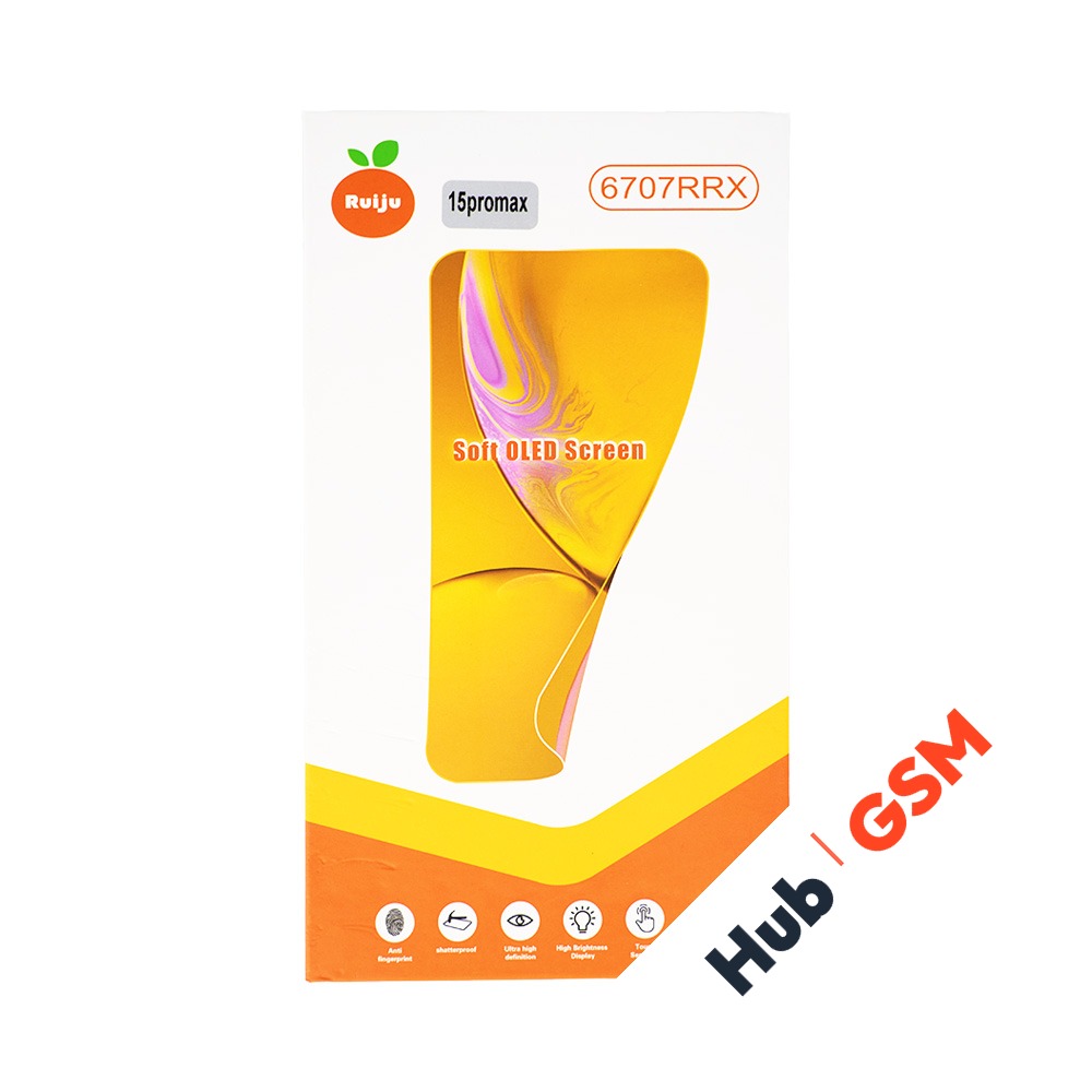 Дисплей iPhone 15 Pro Max RJ (Soft OLED) (120Гц)