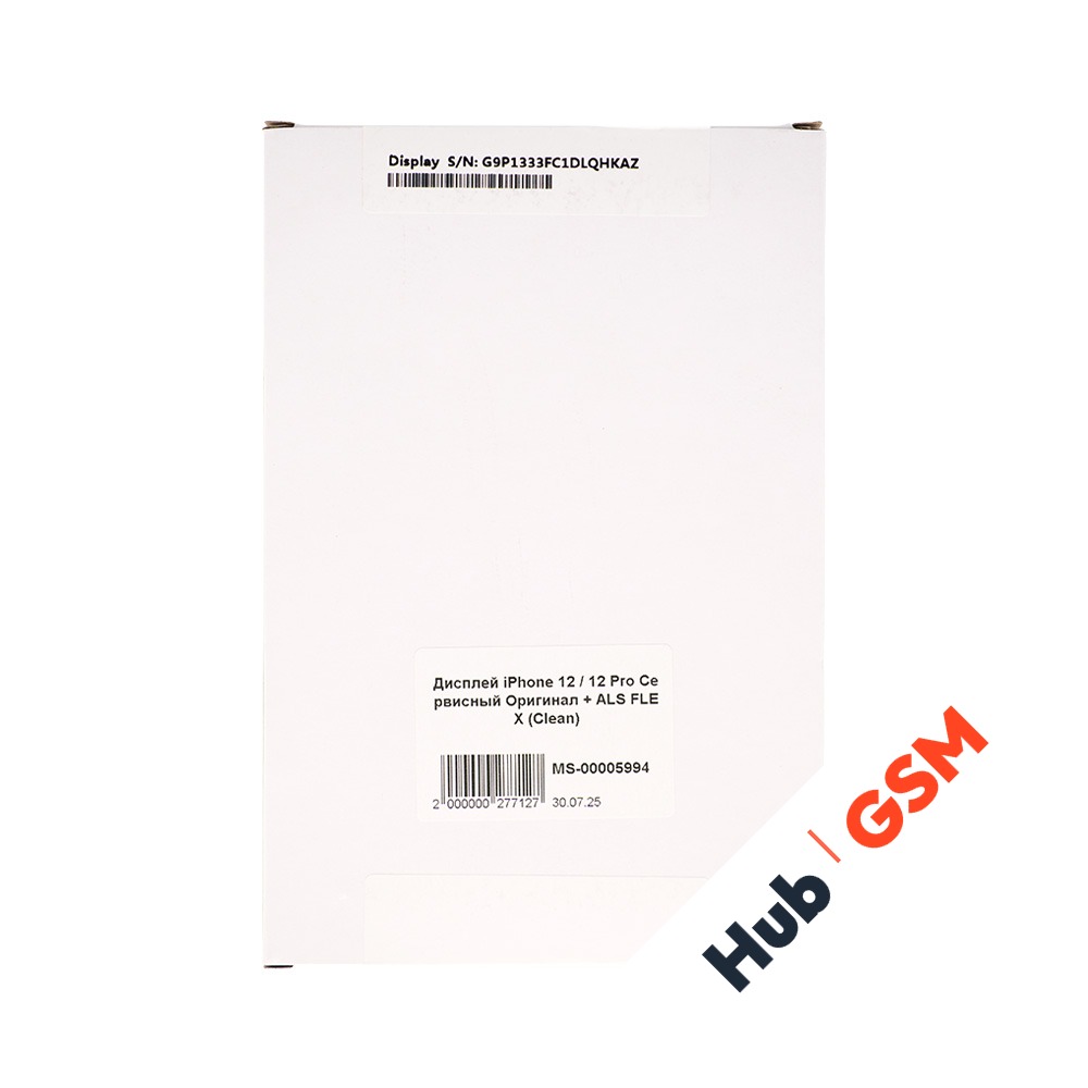 Дисплей iPhone 12 / 12 Pro + ALS FLEX (Clean) Оригинал Снятый