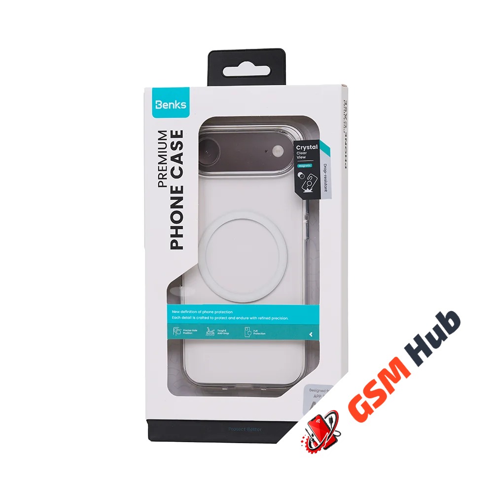 Чехол Benks Crystal MagSafe iPhone 17 Air (Transparent)