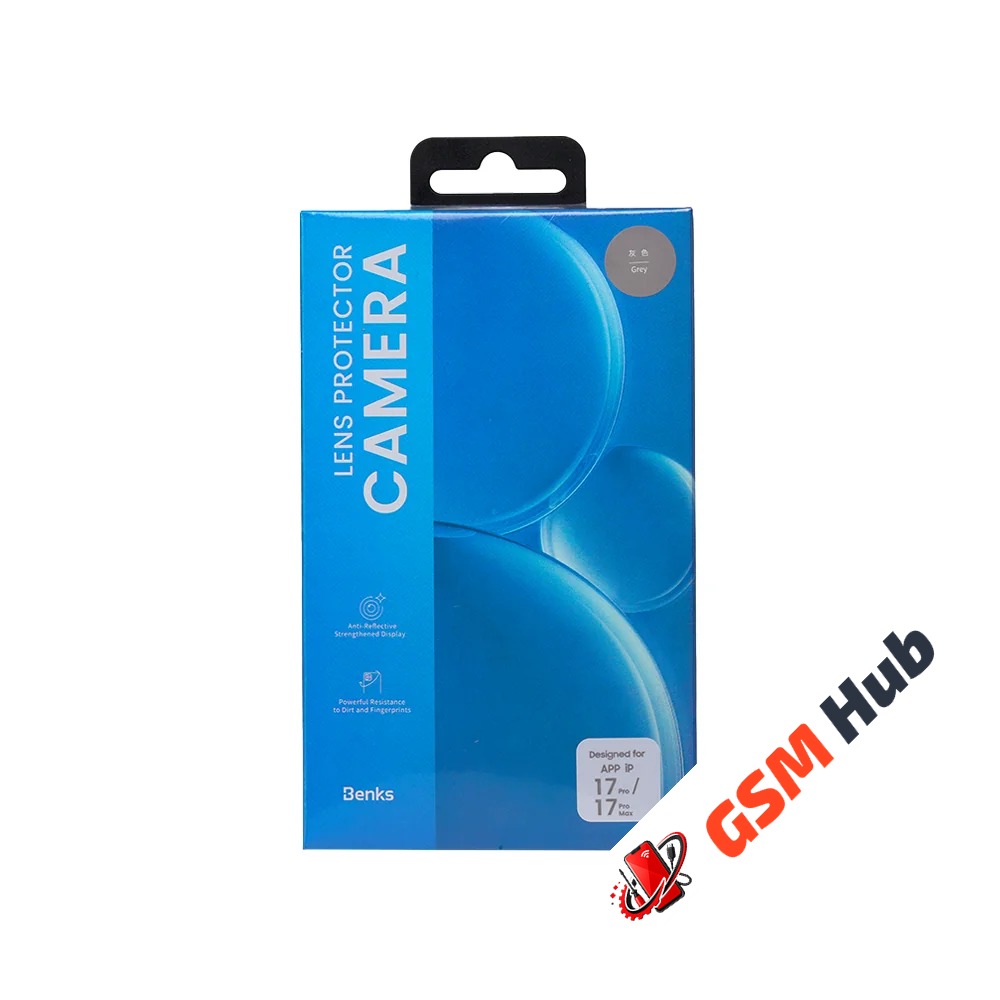 Защитное стекло камеры сапфировое Benks iPhone 17 Pro/17 Pro Max (3шт)