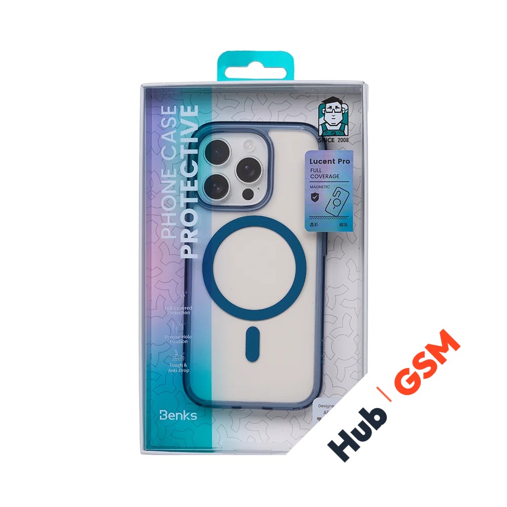 Чехол Benks Lucent Pro iPhone 16 Pro (Blue)