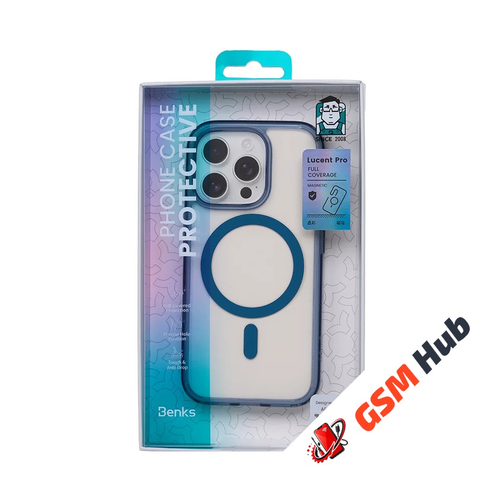 Чехол Benks Lucent Pro iPhone 16 Pro (Blue)