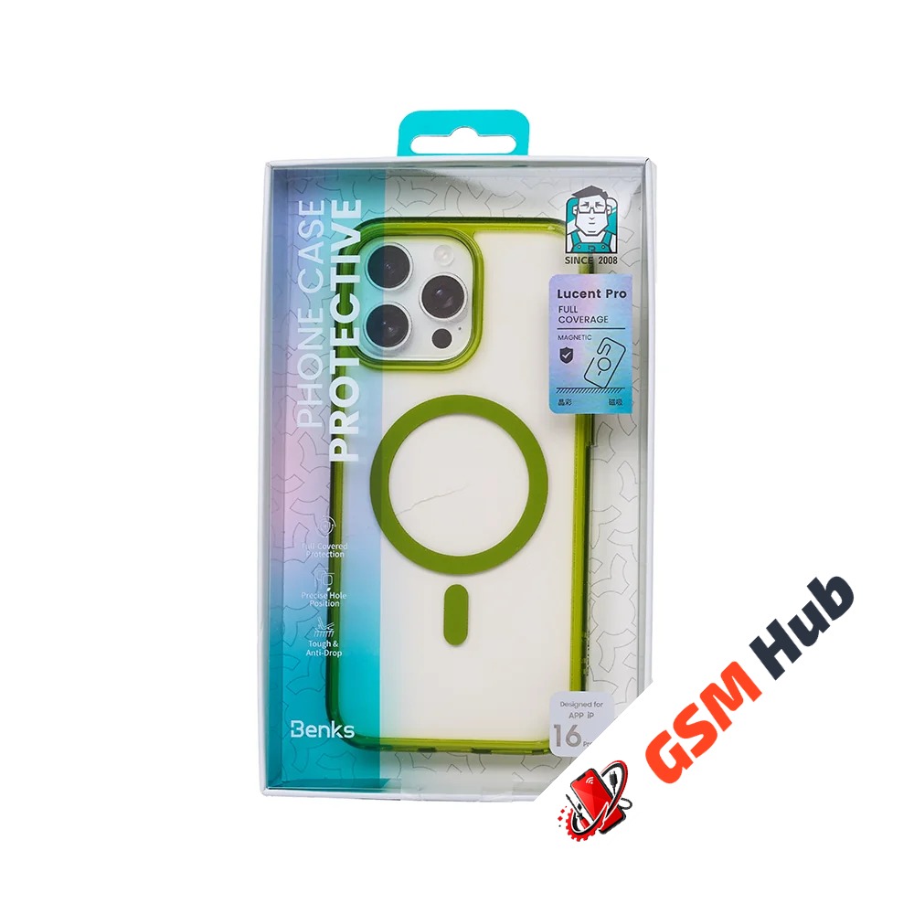 Чехол Benks Lucent Pro iPhone 16 Pro Max (Green)