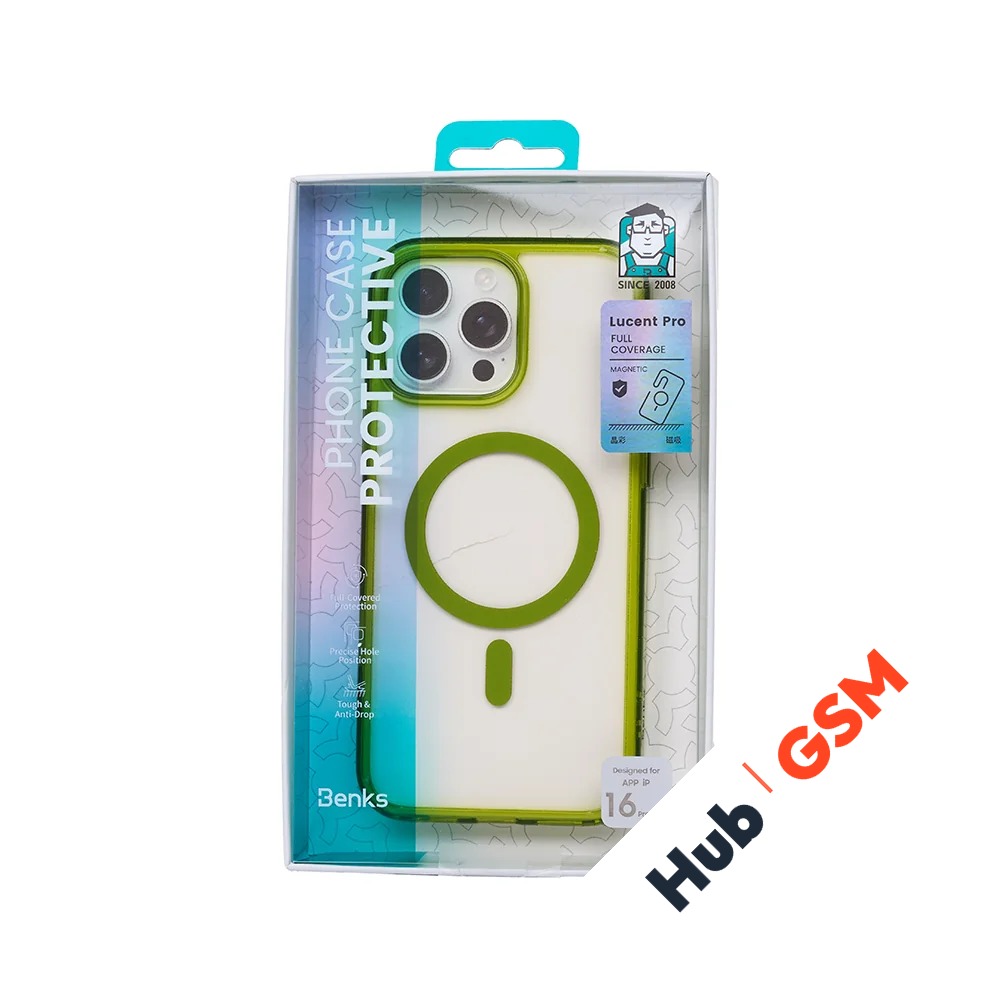 Чехол Benks Lucent Pro iPhone 16 Pro Max (Green)