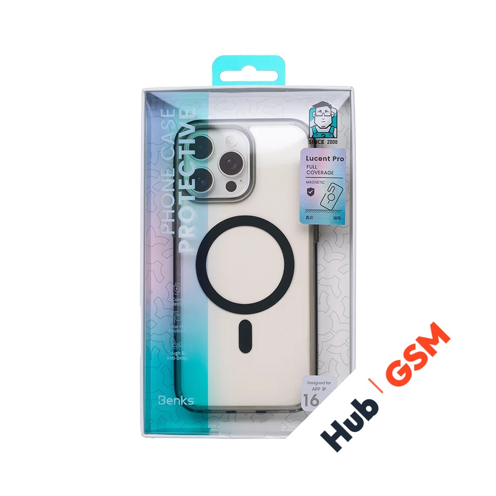 Чехол Benks Lucent Pro iPhone 16 Pro Max (Gray)