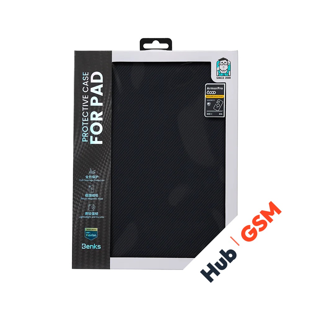 Чехол-книжка Benks ArmorPro Magnetic Kevlar iPad Air 10.9/11 (Air 4/ Air 5/2024/2025）