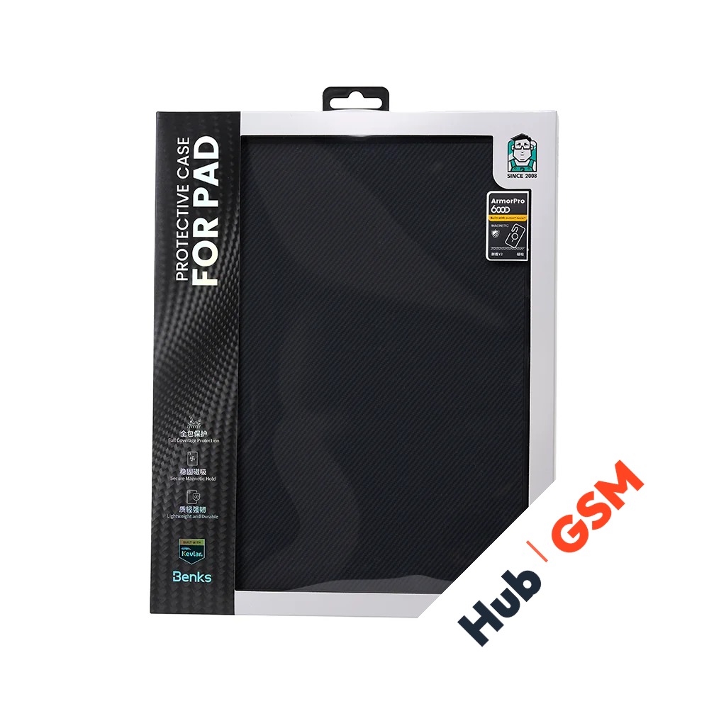 Чехол-книжка Benks ArmorPro Magnetic Kevlar iPad Air 13 (2024/2025）