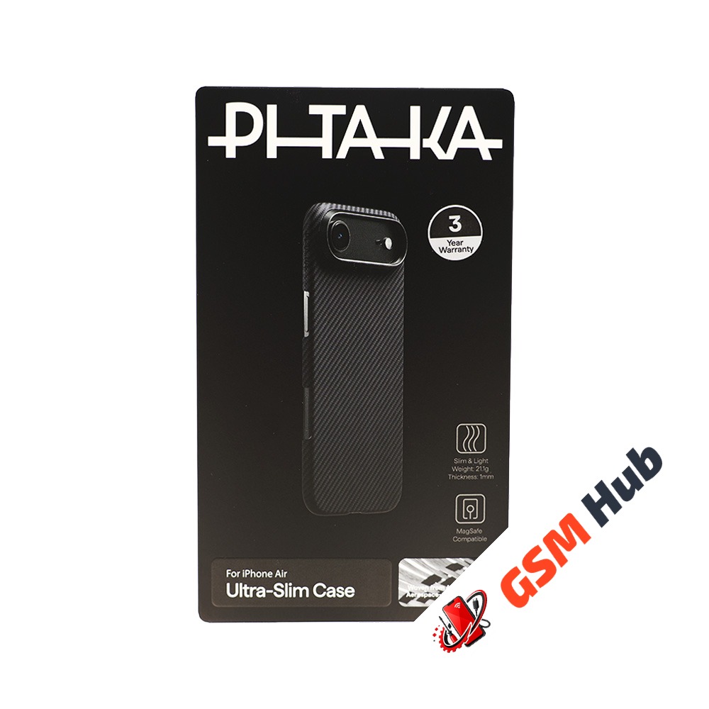 Чехол PITAKA Ultra-Slim Case for iPhone 17 Air (Black/Gray)