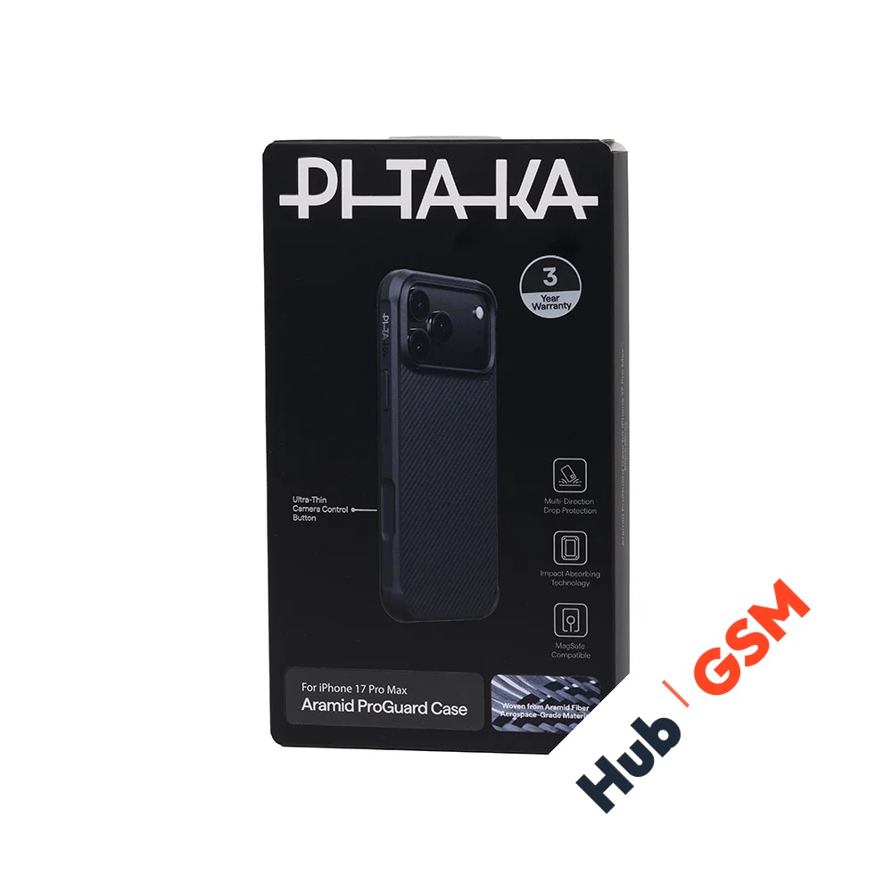Чехол PITAKA Aramid ProGuard Case for iPhone 17 Pro Max (Black/Gray)