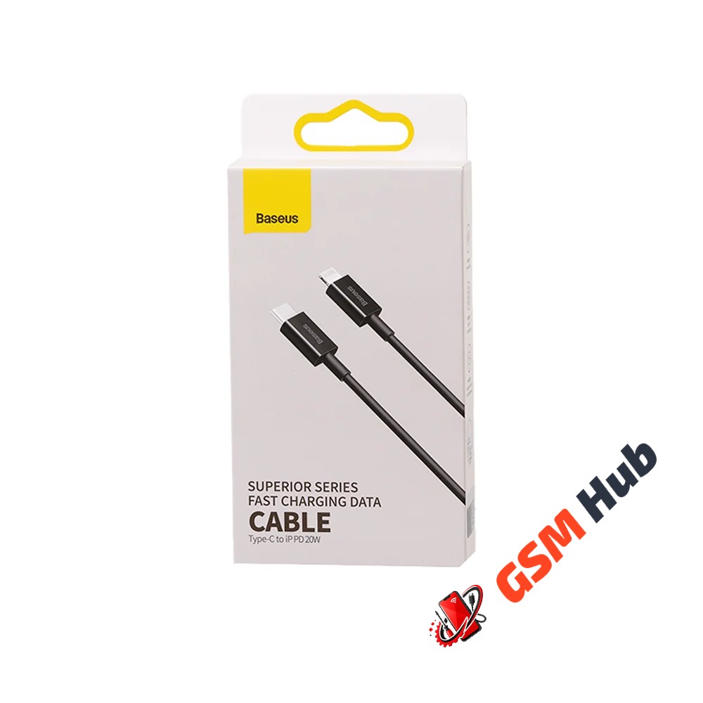 Кабель Baseus Superior Series (Быстрая зарядка) (USB-C / Lightning PD) (20W) (2m) (Черный)
