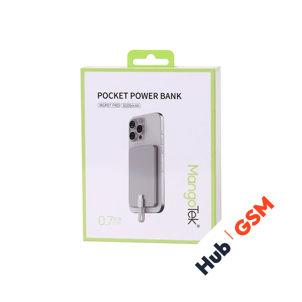 Внешний аккумулятор MangoTek MGP07 Pro (5000mAh) (Silver)