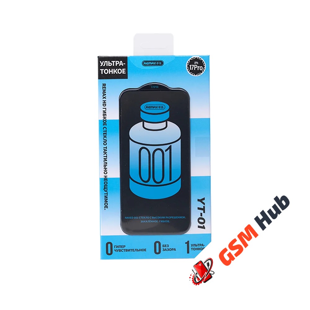 Защитное стекло Remax YT-01 (Ультратонкое) iPhone 17 Pro