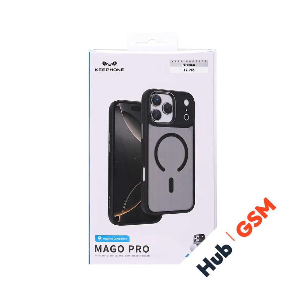 Чехол Keephone Mago Pro MagSafe iPhone 17 Pro (Black)