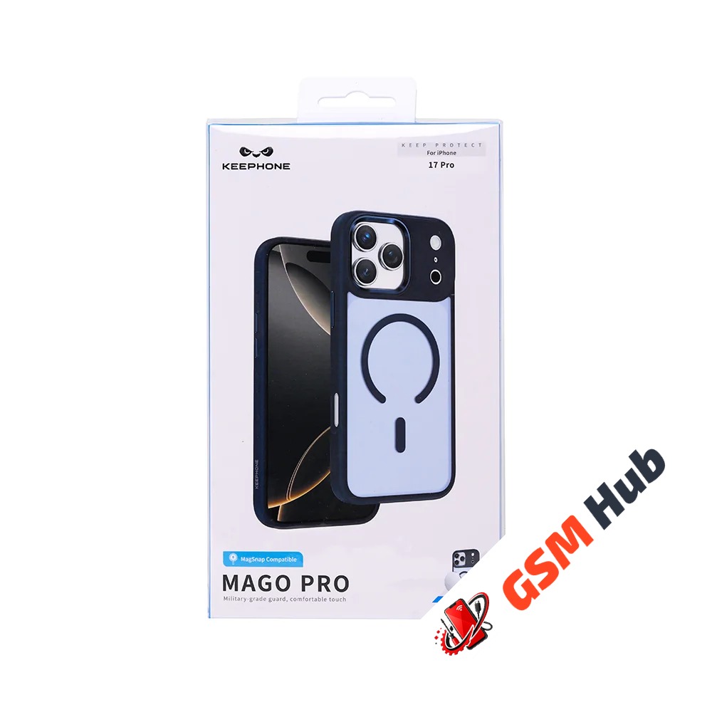 Чехол Keephone Mago Pro MagSafe iPhone 17 Pro (Deep Blue)