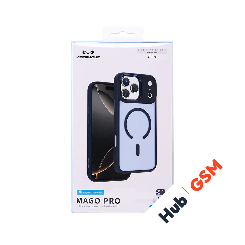 Чехол Keephone Mago Pro MagSafe iPhone 17 Pro (Deep Blue)
