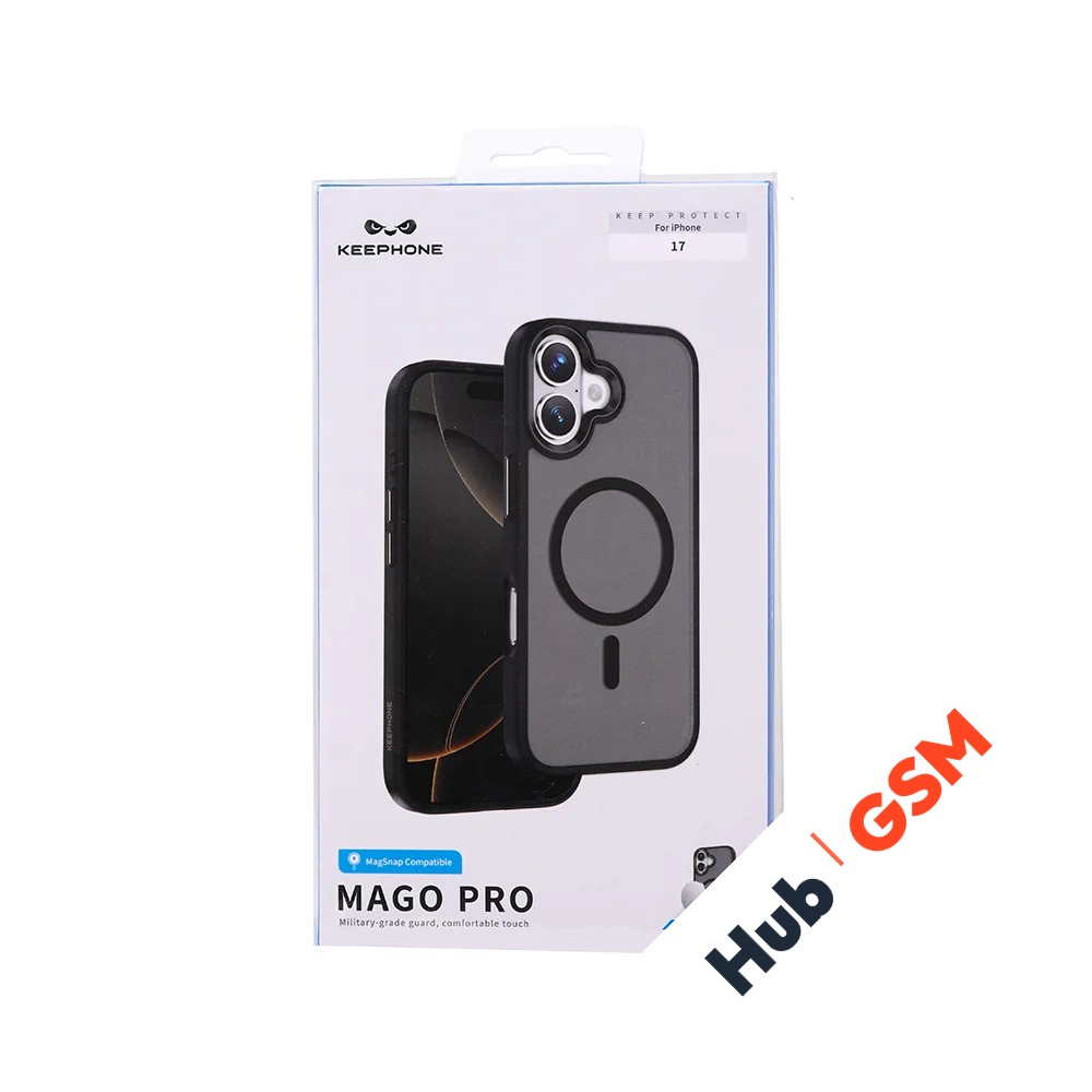 Чехол Keephone Mago Pro MagSafe iPhone 17 (Black)