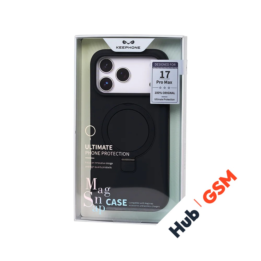 Чехол Keephone Magi Pro MagSafe iPhone 17 Pro Max (Black Titanium)