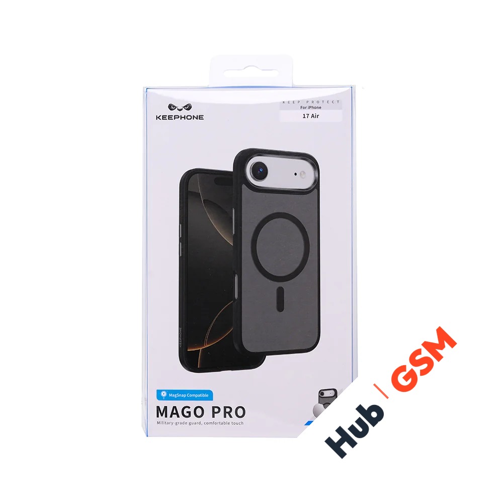 Чехол Keephone Mago Pro MagSafe iPhone 17 Air (Black)