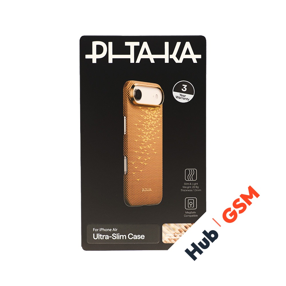 Чехол PITAKA Glints of Gold Ultra-Slim Case iPhone 17 Air (Golden Glint)