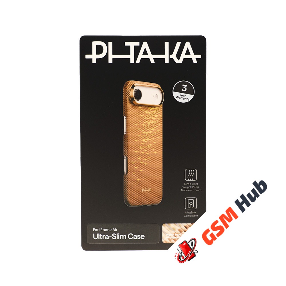 Чехол PITAKA Glints of Gold Ultra-Slim Case iPhone 17 Air (Golden Glint)