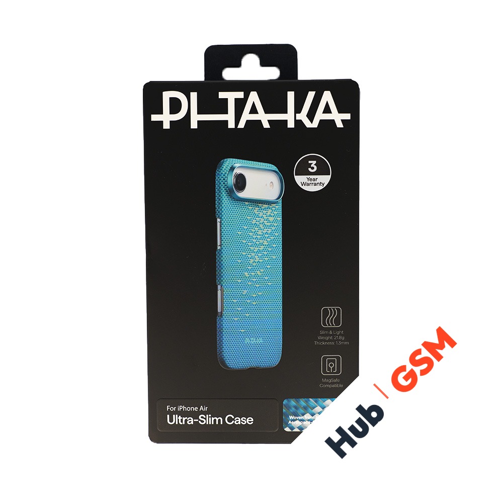 Чехол PITAKA Glints of Gold Ultra-Slim Case iPhone 17 Air (Lucid Blue)