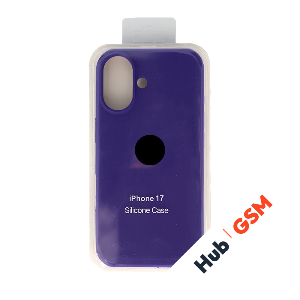 Чехол Силиконовый iPhone 17 (№30) (Темно-фиолетовый)