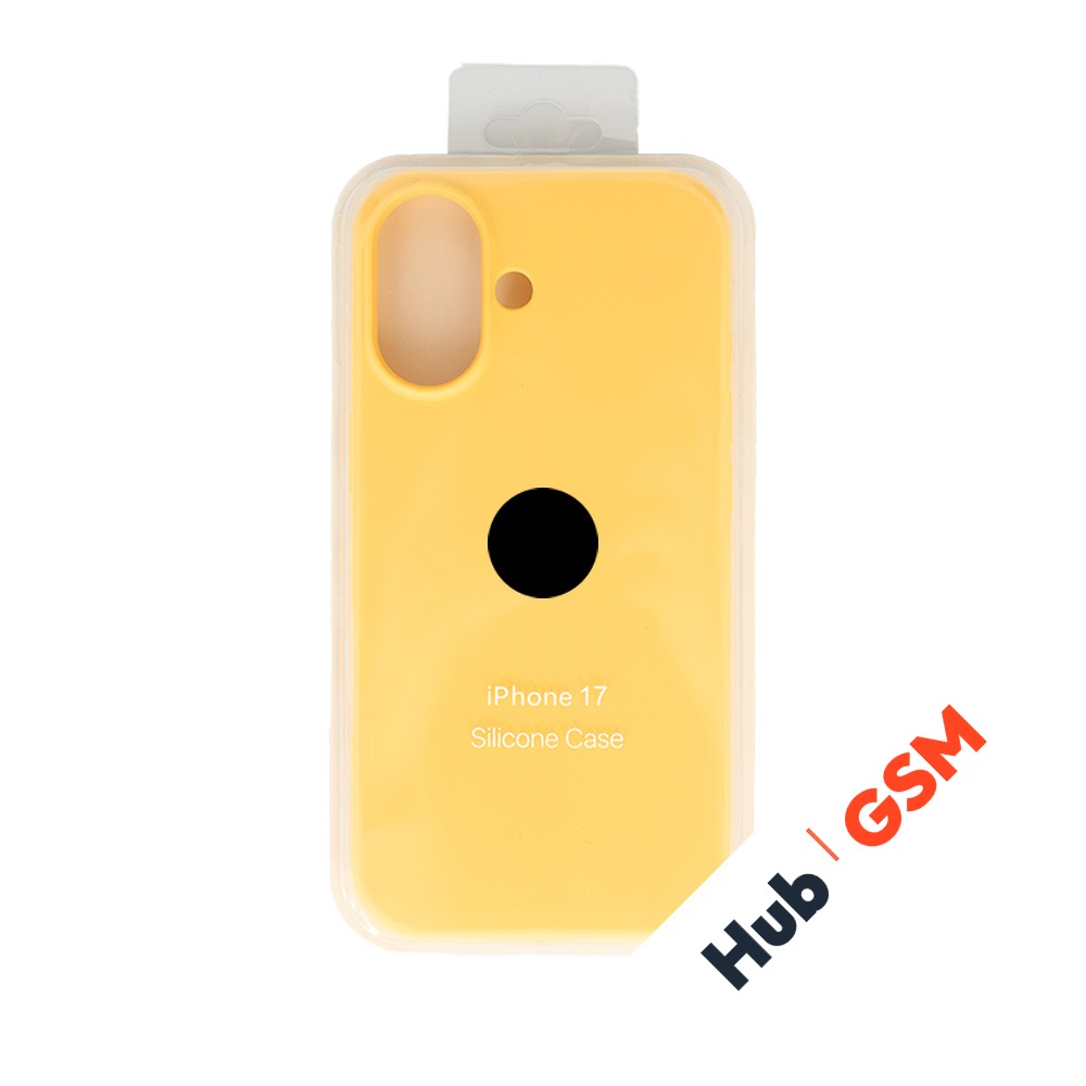 Чехол Силиконовый iPhone 17 (№4) (Желтый)