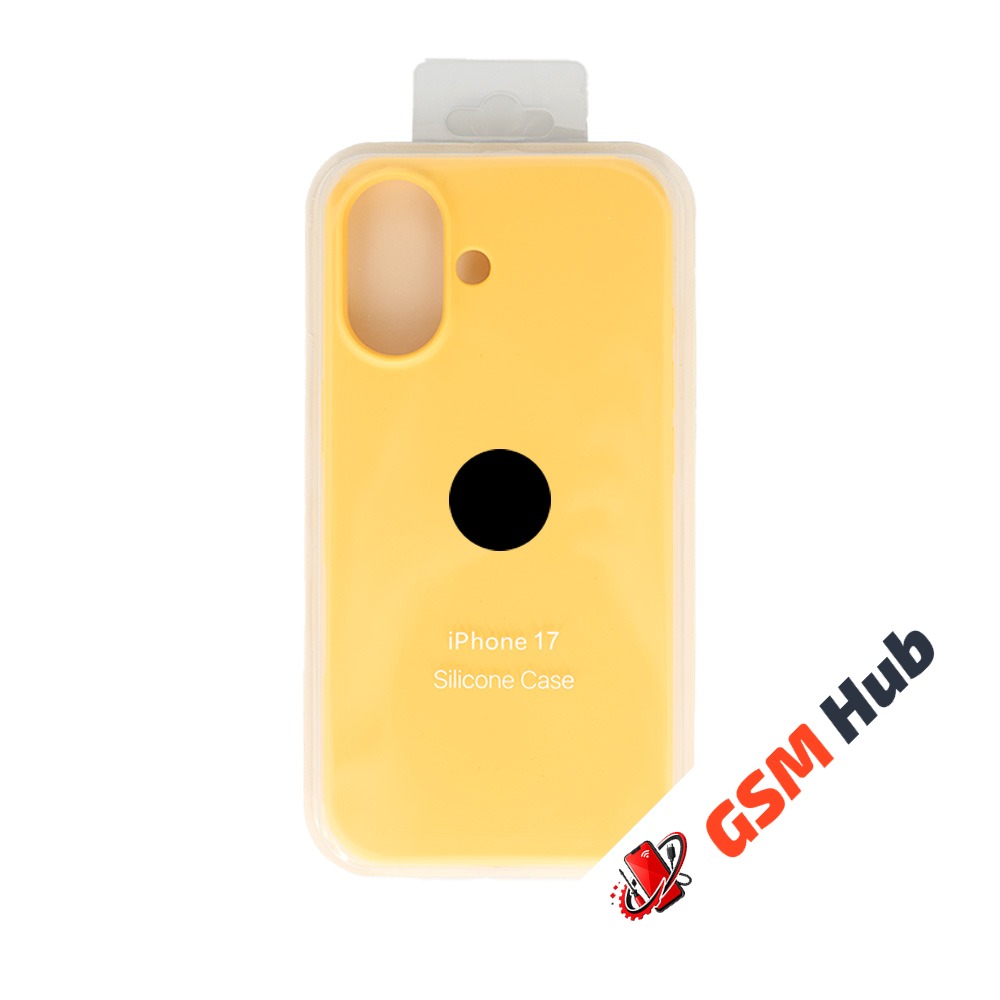 Чехол Силиконовый iPhone 17 (№4) (Желтый)