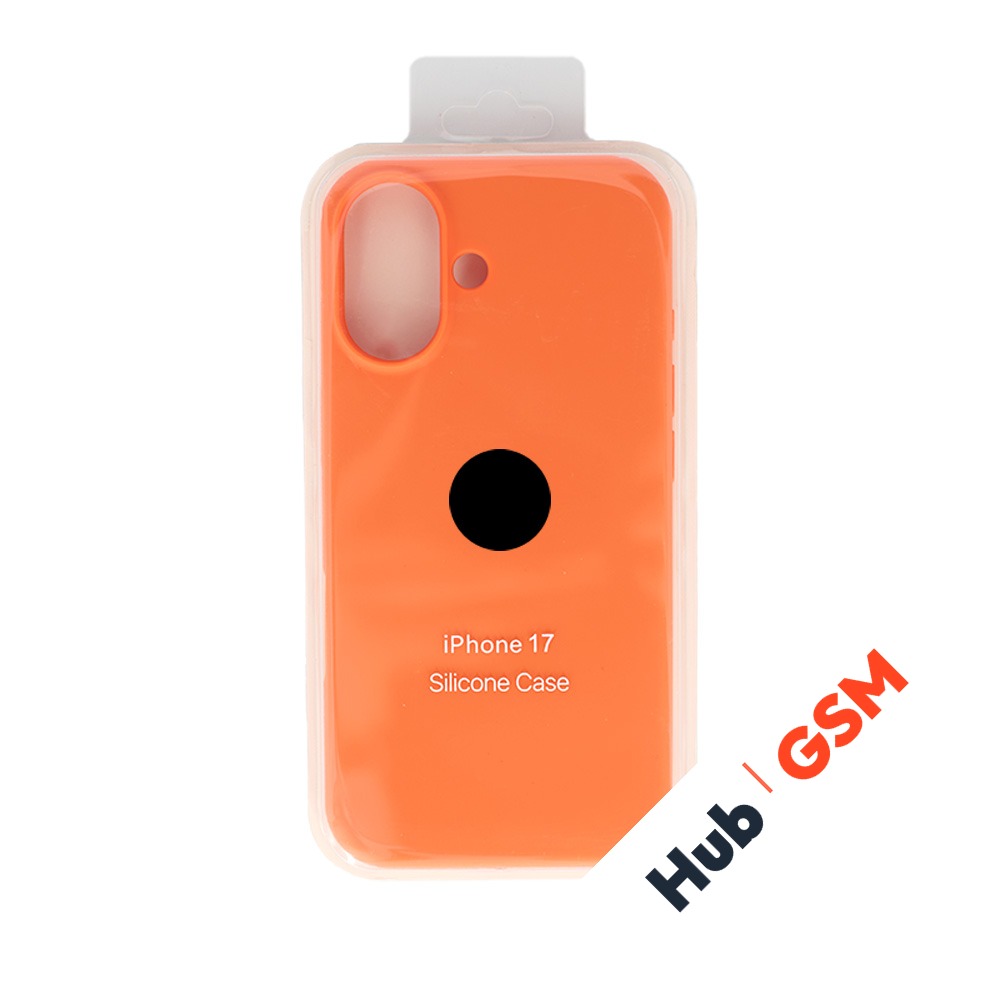 Чехол Силиконовый iPhone 17 (№66) (Оранжевый)