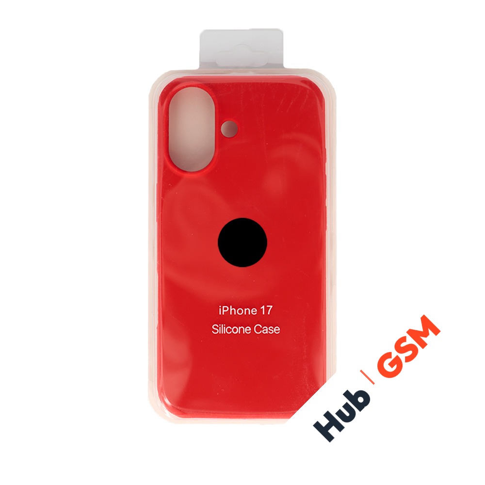 Чехол Силиконовый iPhone 17 (№14) (Красный)