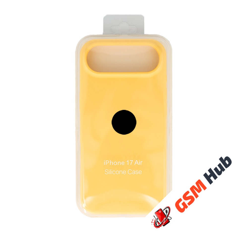 Чехол Силиконовый iPhone 17 Air (№4) (Желтый)