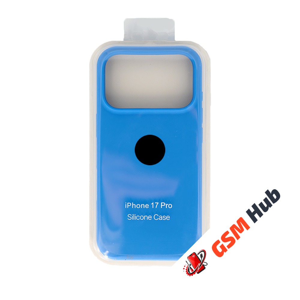 Чехол Силиконовый iPhone 17 Pro (№3) (Синий)