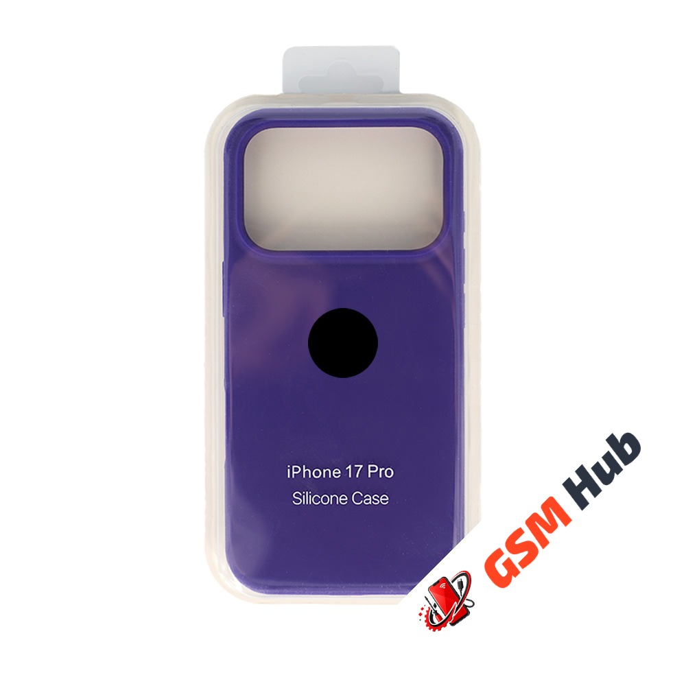 Чехол Силиконовый iPhone 17 Pro (№30) (Темно-фиолетовый)