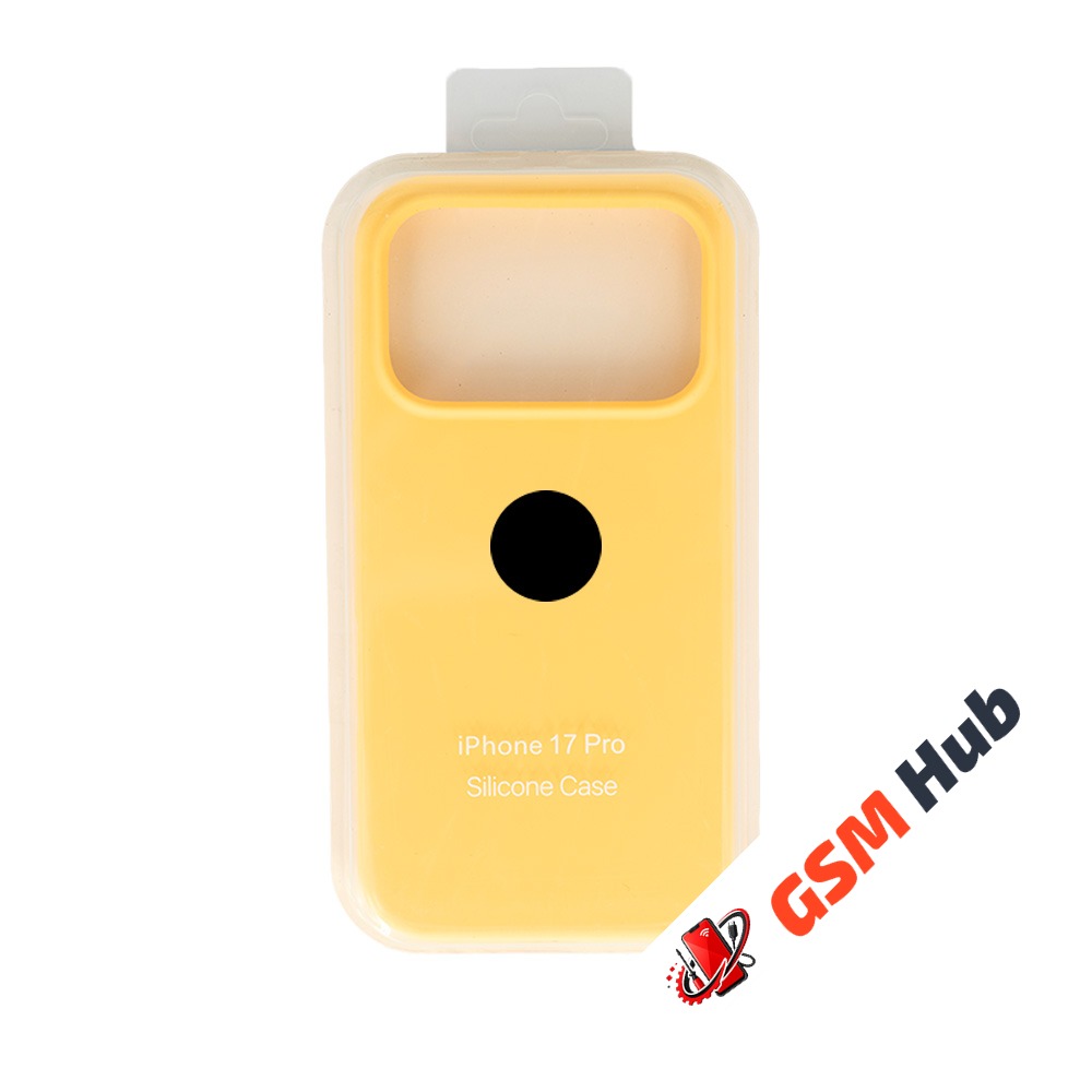 Чехол Силиконовый iPhone 17 Pro (№4) (Желтый)