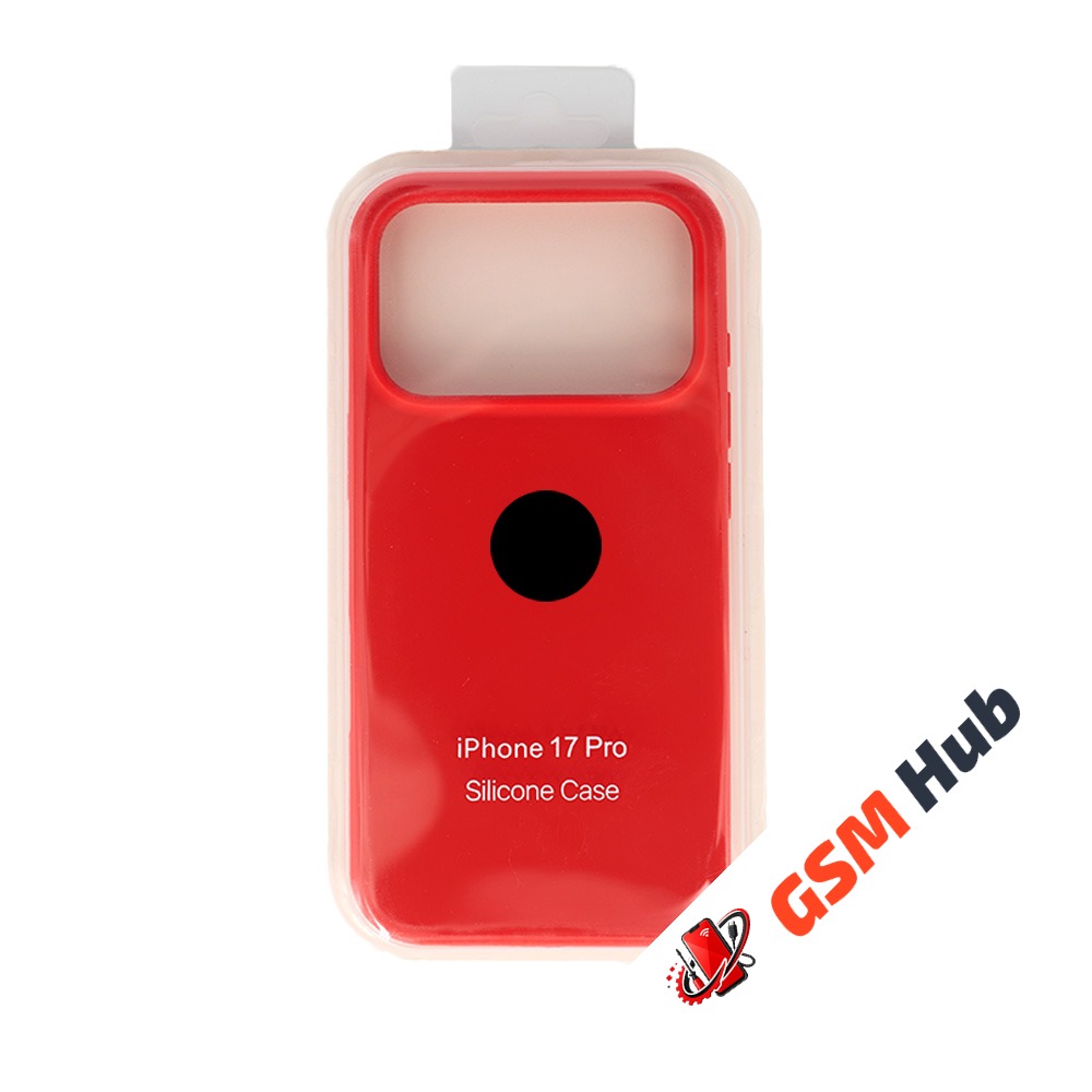 Чехол Силиконовый iPhone 17 Pro (№14) (Красный)