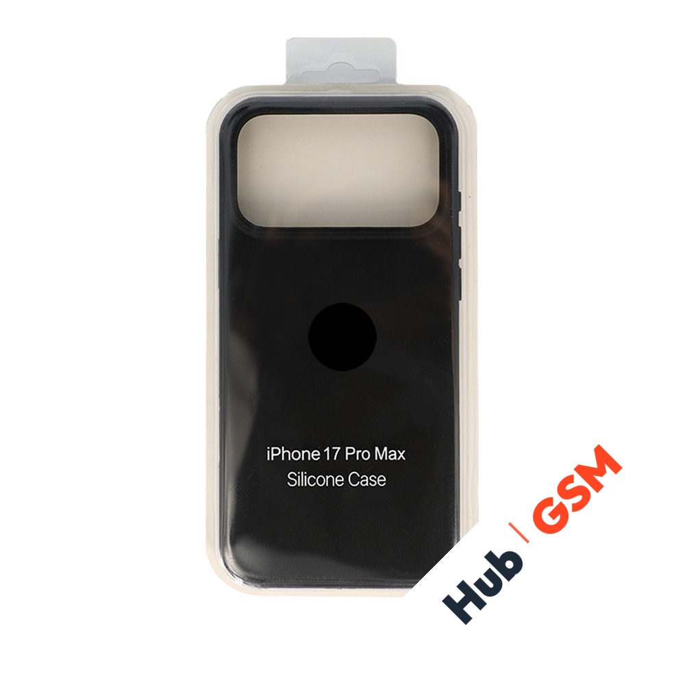Чехол Силиконовый iPhone 17 Pro Max (№18) (Черный)