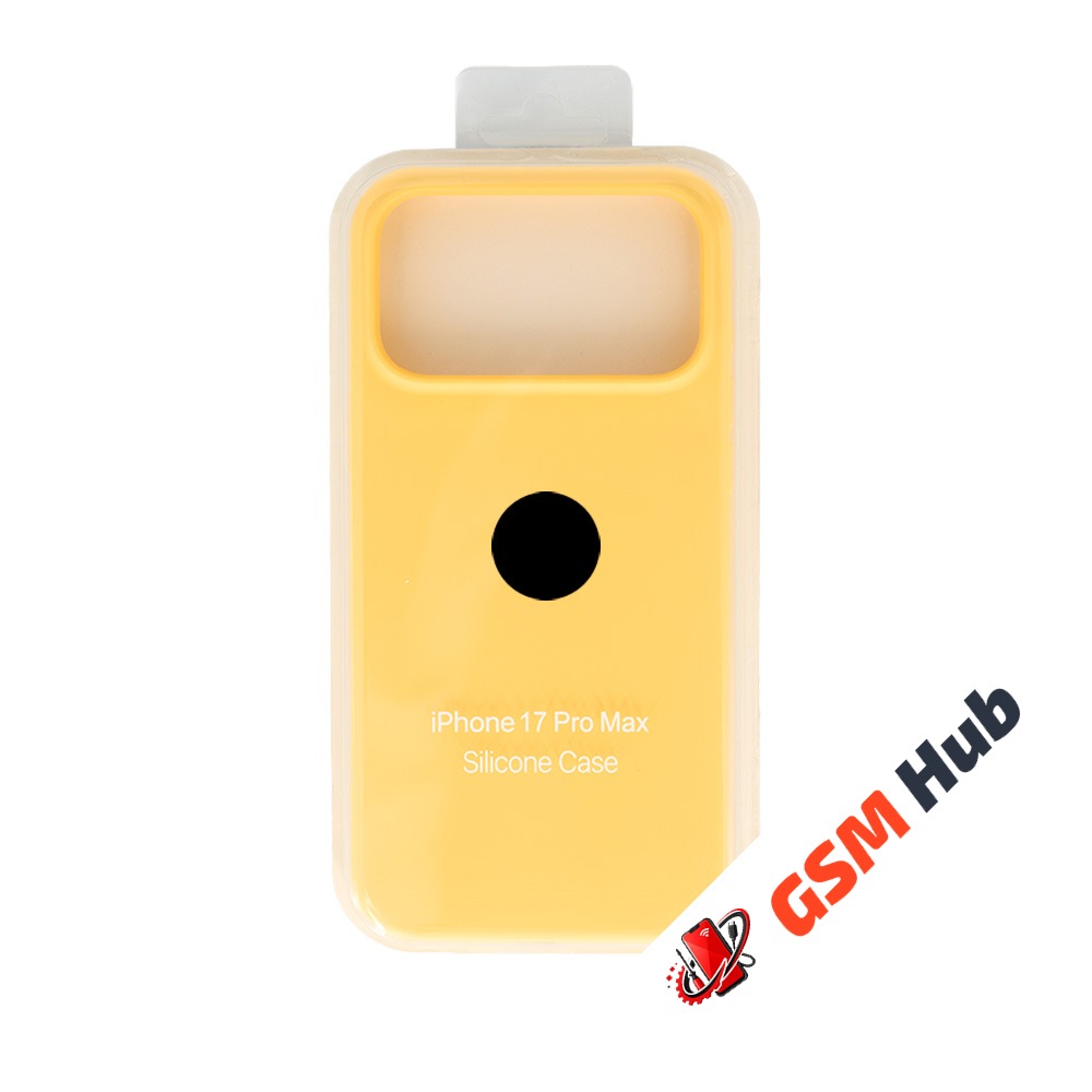 Чехол Силиконовый iPhone 17 Pro Max (№4) (Желтый)