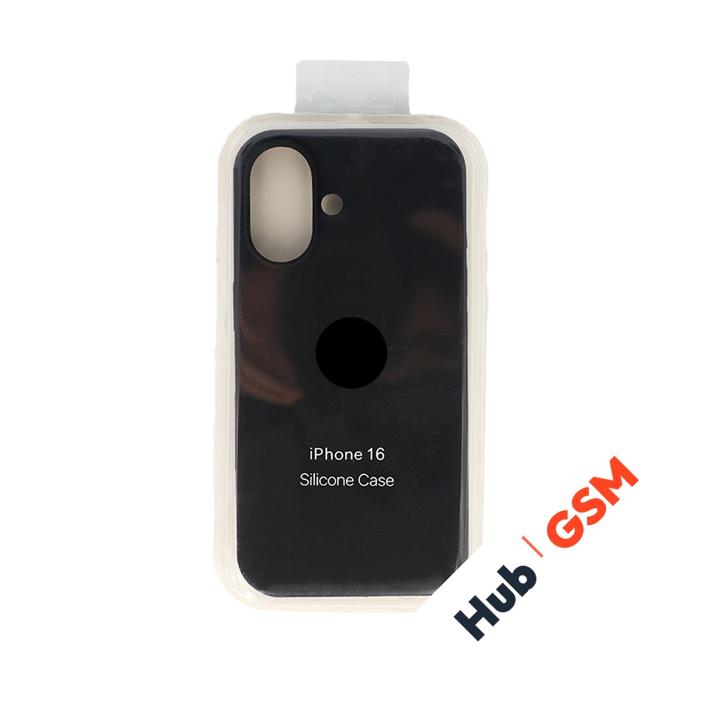 Чехол Силиконовый iPhone 16 (№18) (Черный)