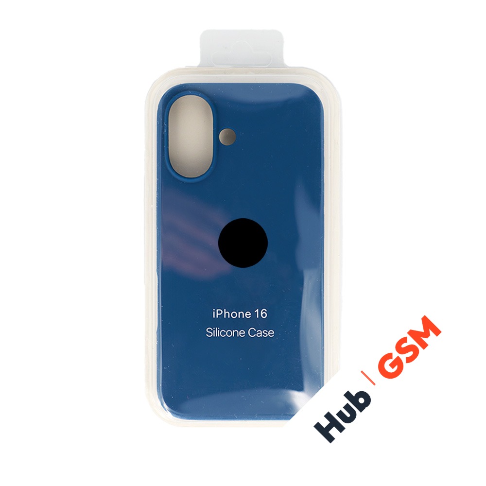 Чехол Силиконовый iPhone 16 (№20) (Кобальтово-синий)