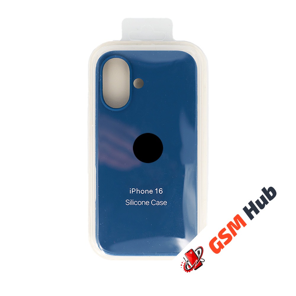 Чехол Силиконовый iPhone 16 (№20) (Кобальтово-синий)